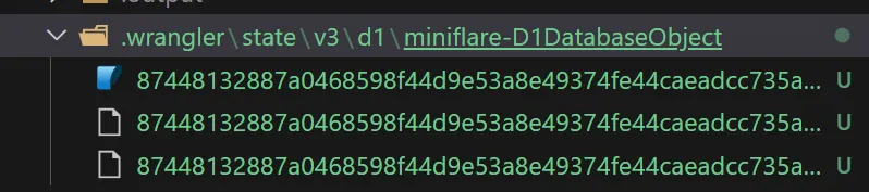 vscode: .wrangler